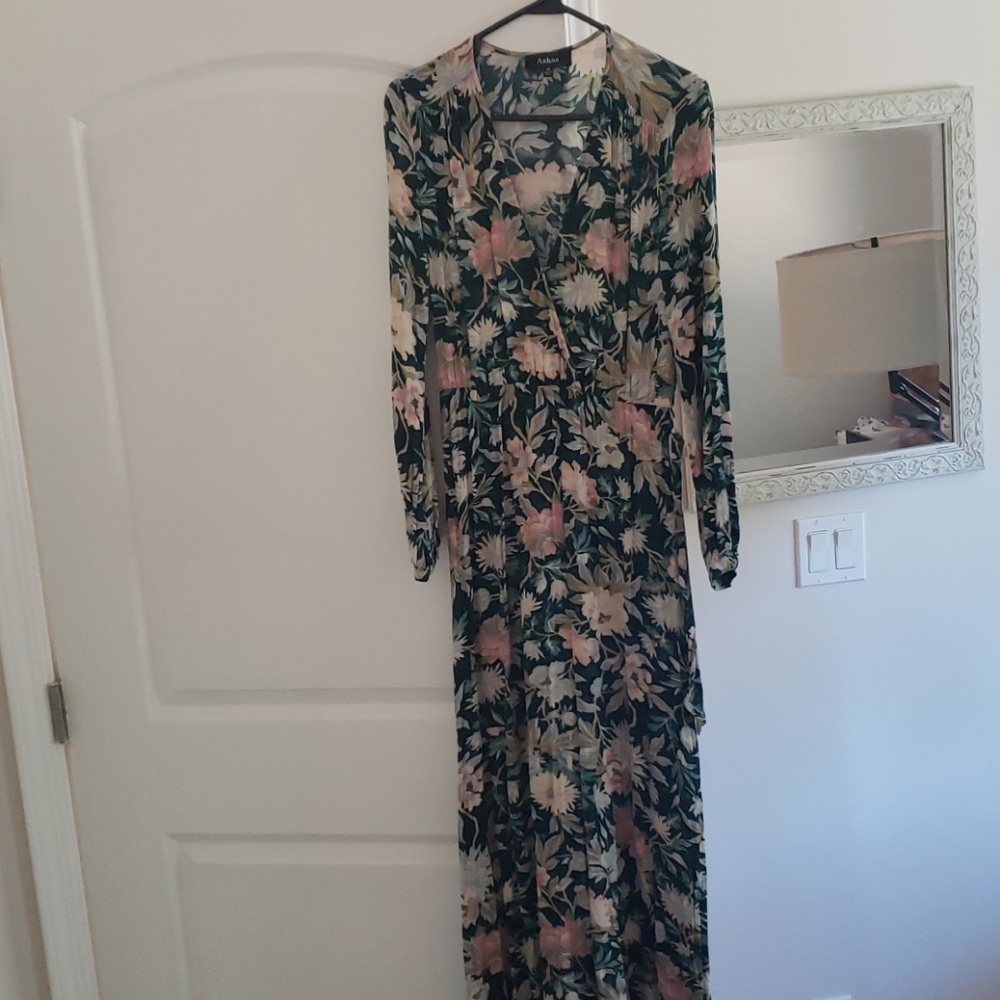 Long sleeve maxi dress